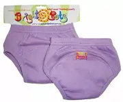 Bright Bots Potty Training Pants Twin Pack, Mauve, Large, 24 - 30 months