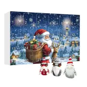 Christmas Gnome Advent Calendar With Collectible Gnome Plush Doll Toy 24 Days Of Christmas Advent Calendar Christmas Gifts For Adults PUW0745