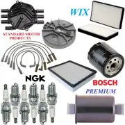Tune Up Kit Filters Cap Wire Spark Plugs Fit GMC SIERRA 1500 V6; 4.3L 2006