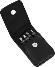 1Set Portable Eyebrow Tweezers Stainless Steel Eyebrow Grooming Tools Ergonomic Design for Precision Plucking for Personal and Professional Use Easy to Carry
