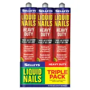 Selleys 350g Heavy Duty Construction Adhesive - 3 Pack