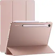 [FoneZilla] Tab S9 FE Case fits Samsung Tab S9 FE (2023) SM-X510, SM-X516B Smart Cover with Magnetic Sleep/Wake for Galaxy Tab S9 FE 10.9" (Rose Gold)