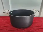 NEW! All-Clad 4 Qt Black Anodized Non Stick Casserole Pot W/O Lid