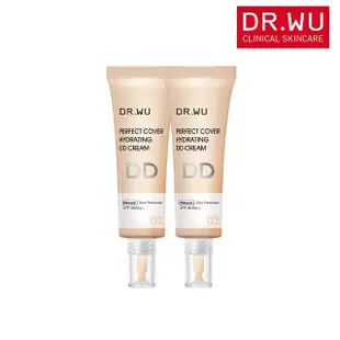 【DR.WU 達爾膚】超完美保濕DD霜SPF28 40ML(自然色 2入組)