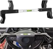 Camoo Steering Wheel Level Alignment Tool for Most Vehicle Steering Wheel Internal Diameter 170mm-250mm and 270mm-340mm, Spring-Loaded Steering Wheel Holder Level The Steering Wheel Accurately
