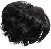 Wig Headgear for Women Short Straight Hair Wig with Bangs Fashionable Party Wig