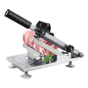 Manual Meat Slicer Household Frozen Meat Cutting Machine Vegetables Cutter Desktop Alloy+Stainless Steel Thickness Adjustable