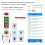PH EC Conductivity TDS Temp Meter Tester 4 in 1 Waterproof & Bluetooth Logger