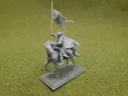Caballero miniature Medieval Leonese Standard Bearer 28mm cavalry Reconquer