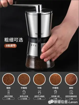 咖啡豆研磨機手磨咖啡機手搖磨豆機手動手工咖啡研磨器 全館免運