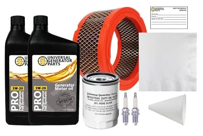 UGP Generator Maintenance Kit for Generac A0002075499 12KW-18KW with 5W-20 Oil