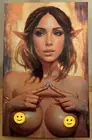 M House (Naughty Elf) Variant Dual Naughty (Topless) Virgin LTD High Grade