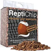Reptichip Premium Coconut Substrate 72 Quarts of Natural Organic Reptile Bedding. This Reptile Substrate is Easy to Clean and Allows for Reptile Hide. The Coconut Substrate Available!
