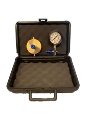 HYDRO-HITCH 2-1/2" NST Fire Hydrant Pressure Gauge 100 PSI & 3-Way Bleeder Valve