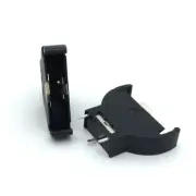 10PCS Button Battery Holder Half-Round Lithium Cell PCB Coin Case Box - CR2032