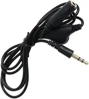 OSALADI 1m Aux Cable Volume Control Male to Female Audio Extension Cord for Home Stereo Core for Maximum Conductivity Practical Design for Easy Use