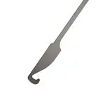 (32CM)10pcs Flat Ti Barbecue Skewers Outdoor Backyard Picnic BBQ Grilling K FD5