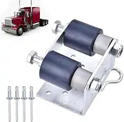 13-04401 Lower Roller Bracket Kit with Rollers and Hardware Fits for Peterbilt 379, Lower Roller Bracket Kit Replace 13-04401M002, 13-03593, 13-04413SPL, 13-04467 (Driver Left Side)