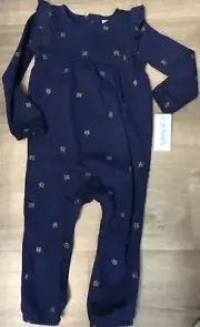 Girls Navy One Piece Size 24 months NWT
