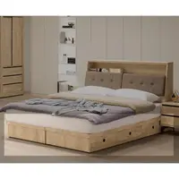 在飛比找momo購物網優惠-【唯熙傢俱】夏洛特橡木色5尺抽屜床底(臥室 抽屜床底 床箱 