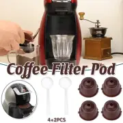 2Reusable Coffee Pods for Nescafe Dolce Gusto Coffee Machine Refillable Filters