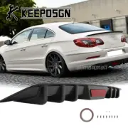 BK Rear Bumper Diffuser Reflective Strip Tail Light Fins for VW Passat B7 B8 CC (for: Volkswagen)