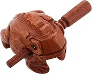 Unique Wooden Frog Music Instrument Rhythm Percussion Toy Handmade Musical Blocks for Boys and Girls Creative Decorative Frog