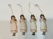 Victorian Die Cut Scrap Pouting School Girl Bookmark Ephemera