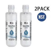 2 Pcs For Lg Lt1000p Adq747935 Replacement Water Filter New Sealed