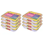 32pc Topchef Home Kitchen Disposable Aluminium Foil Takeaway Containers w/Lids