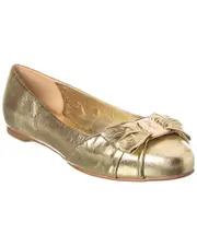 Ferragamo Vara Bow Leather Flat