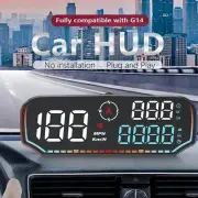 1pc 5" Car Digital GPS Speedometer Head Up Display Overspeed Warning Alarm HUD