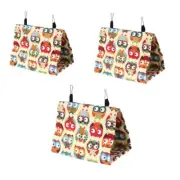 Bird Nest Hanging Hammock Cave House Cage Tent Hideaway Canvas Sleeping Bed