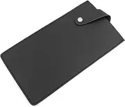 Buaak Knife Guard, 8.5 Inch PU Leather Sheath, Black Sleeve for Knives and Meat Cleaver, Kitchen Knife Cover