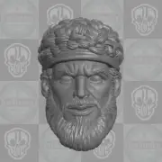 Heracles Greek Mythology custom head for 1:6 & 1:10 & 1:12 & 1:18 action figures