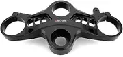 CNC Aluminum Motorcycle R7 Front Fork Triple Tree Upper Bridge Top Clamp Bracket for Yamaha YZF-R7 R 7 2021 2022 2023 (Black)