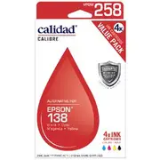 Calidad Compatible Epson 138 Ink 4 Pack