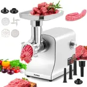 Meat Grinder Electric 2800W Max Meats Mincer with Stainless Steel Blade&3 Pla...