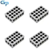 2 Matched Pair 1-2-3 Blocks .0001" Machinist 123 Jig 23 Holes Ultra Precision