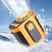 2025 portable fan rechargeable, portable waist fan, waist clip fan, 100 gear waist clip fan, free hanging neck fan, personal waist fan, wearable belt fan for outdoor, indoor, construction site, travel