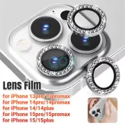 2/3x Glitter Camera Protector Lens Cover Protective For iPhone 15 14 13 Pro Max
