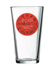 Rush - Clockwork Angels - Rock and Roll - 16oz Pint Beer Glass Barware Seltzer