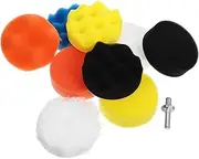 PAMINGONO 1 Set Automotive Polishing Sponge Pad Car Waxing and Buffing Kit Durable and Hardwearing Pads for Paint Renovation and Vehicle Detailing