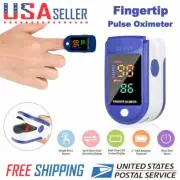 Finger Pulse Oximeter Blood Oxygen Saturation SPO2 Heart Rate Patient Monitor O2