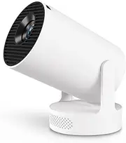 Android 11 Smart Projector 720P HD | 170 ANSI Lumens | 0.8:1 Short Throw | 110" Display | WiFi 6 & BT 5.4 | 30,000-Hr LED | AirPlay/DLNA | 4K Video Support