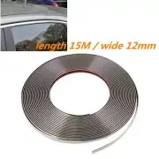 12mm/49ft Chrome Moulding Trim Strip Car Door Edge Bumper Guard Strip Protector (for: Daihatsu)