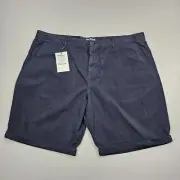 Barbour Glendale Shorts Navy Garment Dye Cotton Men's Size 42