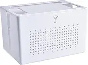WiFi Box Covers, WiFi Router Storage Box, Modem Router Storage Box, Wires Storage Holder for Home Desk TV Computer and Cables, Breathable Heat-dissipating Router Storage Box