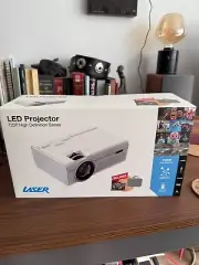 Laser LED projector 720P High Definition. A brand new LED projector. Unopened.