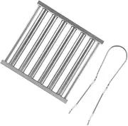 Abaodam 1 Set Sausage Roller Grilling Rack Portable Hotdog Grill for Camping Outdoor Barbecue and Picnic Durable Detachable Design for Cooked Sausages